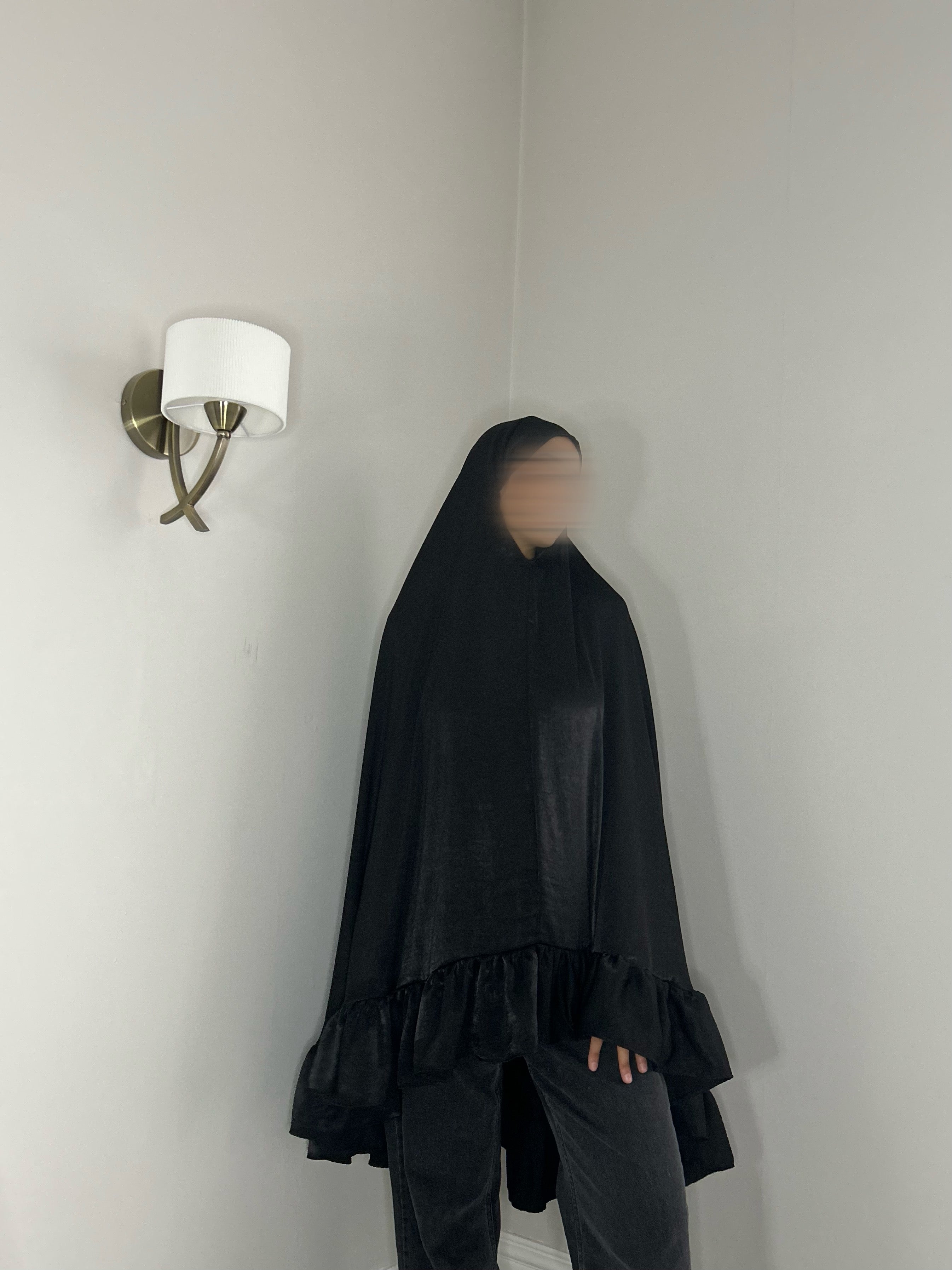 Dahlia Khimar - Black