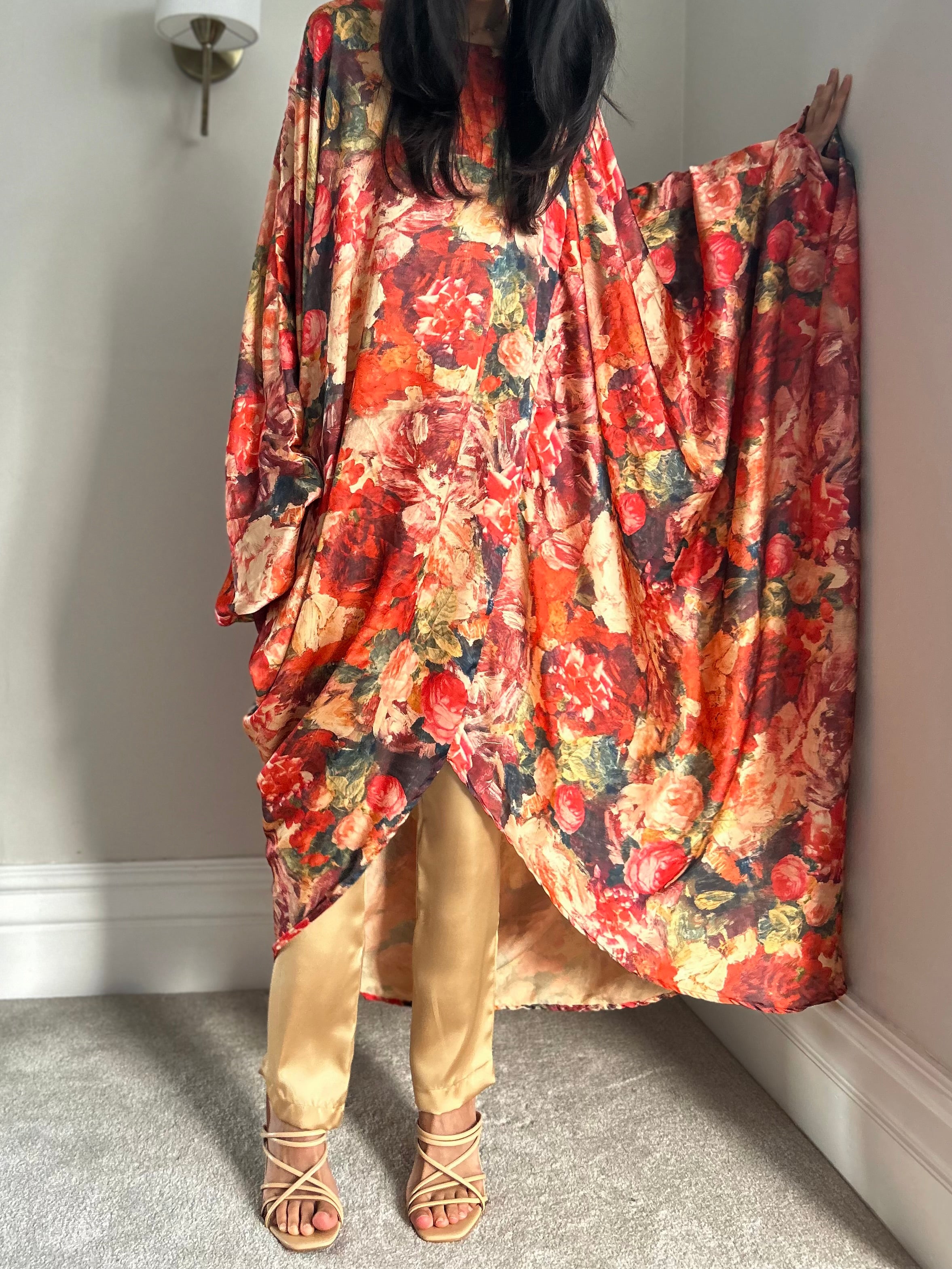 Poinsettia Dress & Trousers