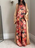 Poinsettia Kimono Set