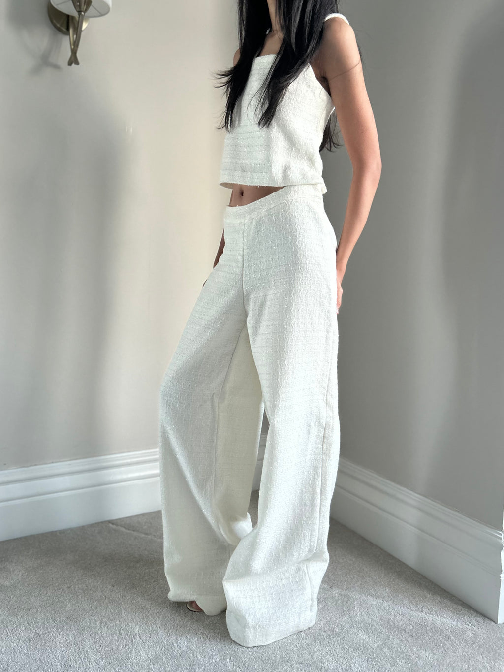 Bouclé Co-ord- Ivory