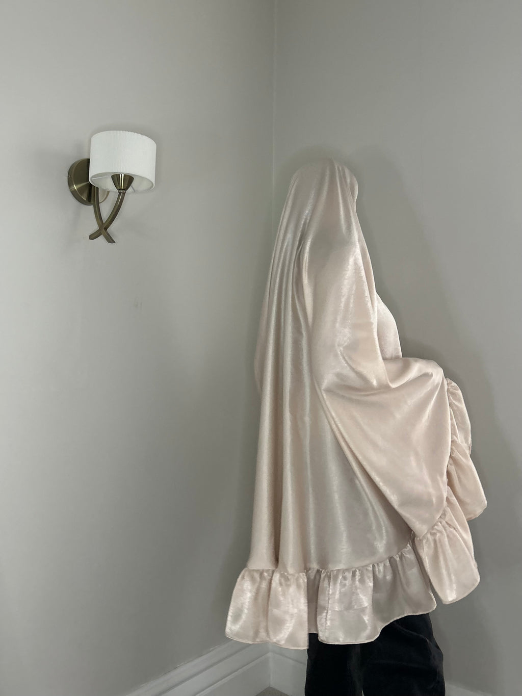 Dahlia Khimar - Blush pink