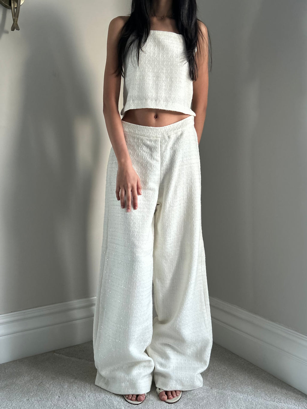Bouclé Co-ord- Ivory