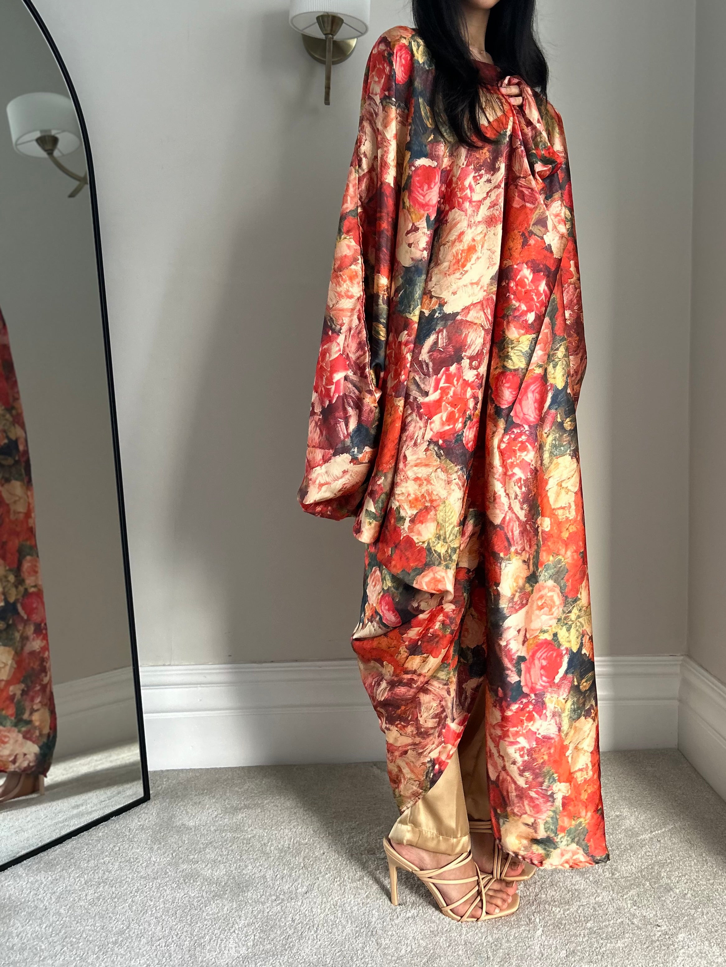 Poinsettia Dress & Trousers