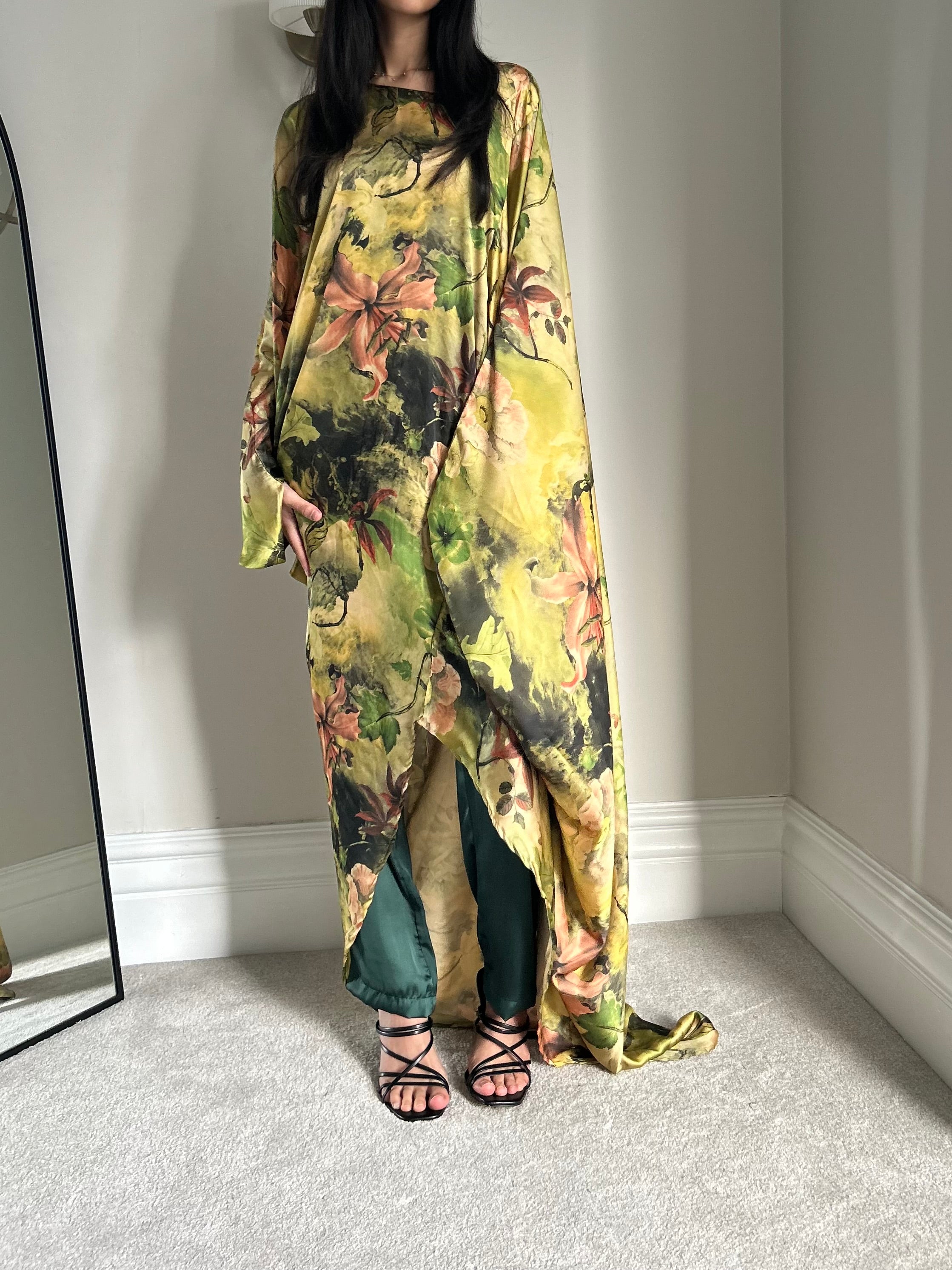 Hydrangea Dress & Trousers