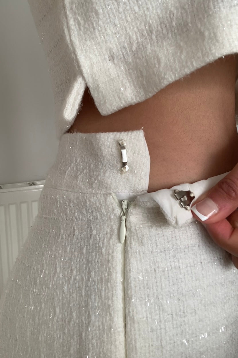 Bouclé Co-ord- Ivory