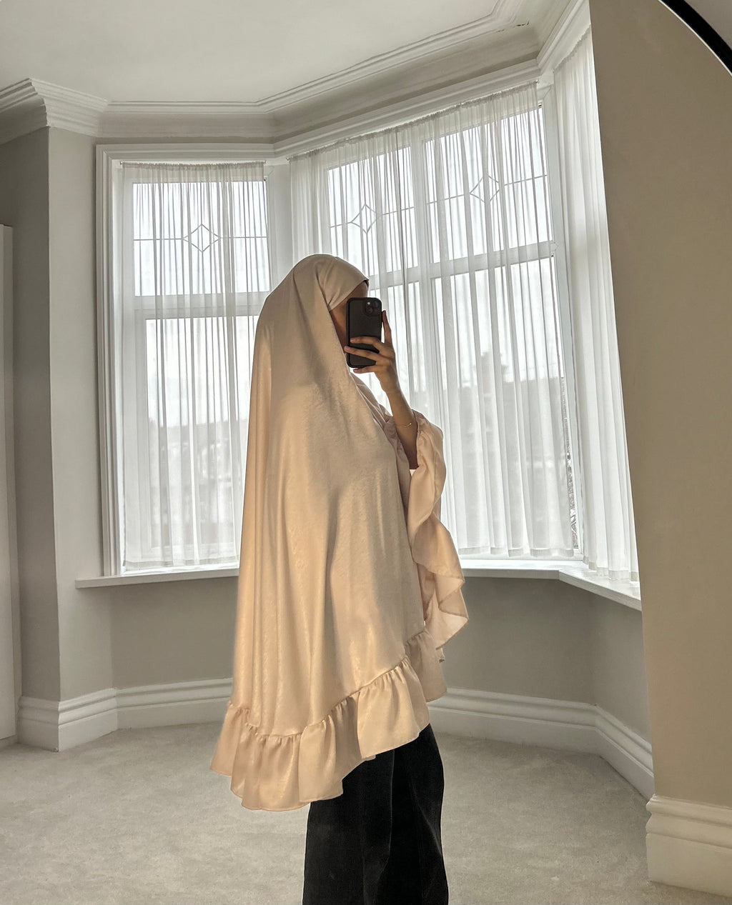 Dahlia Khimar - Blush pink