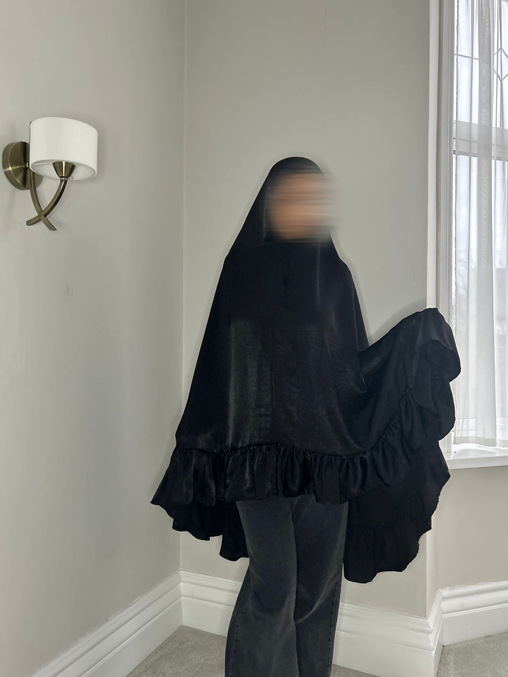 Dahlia Khimar - Black
