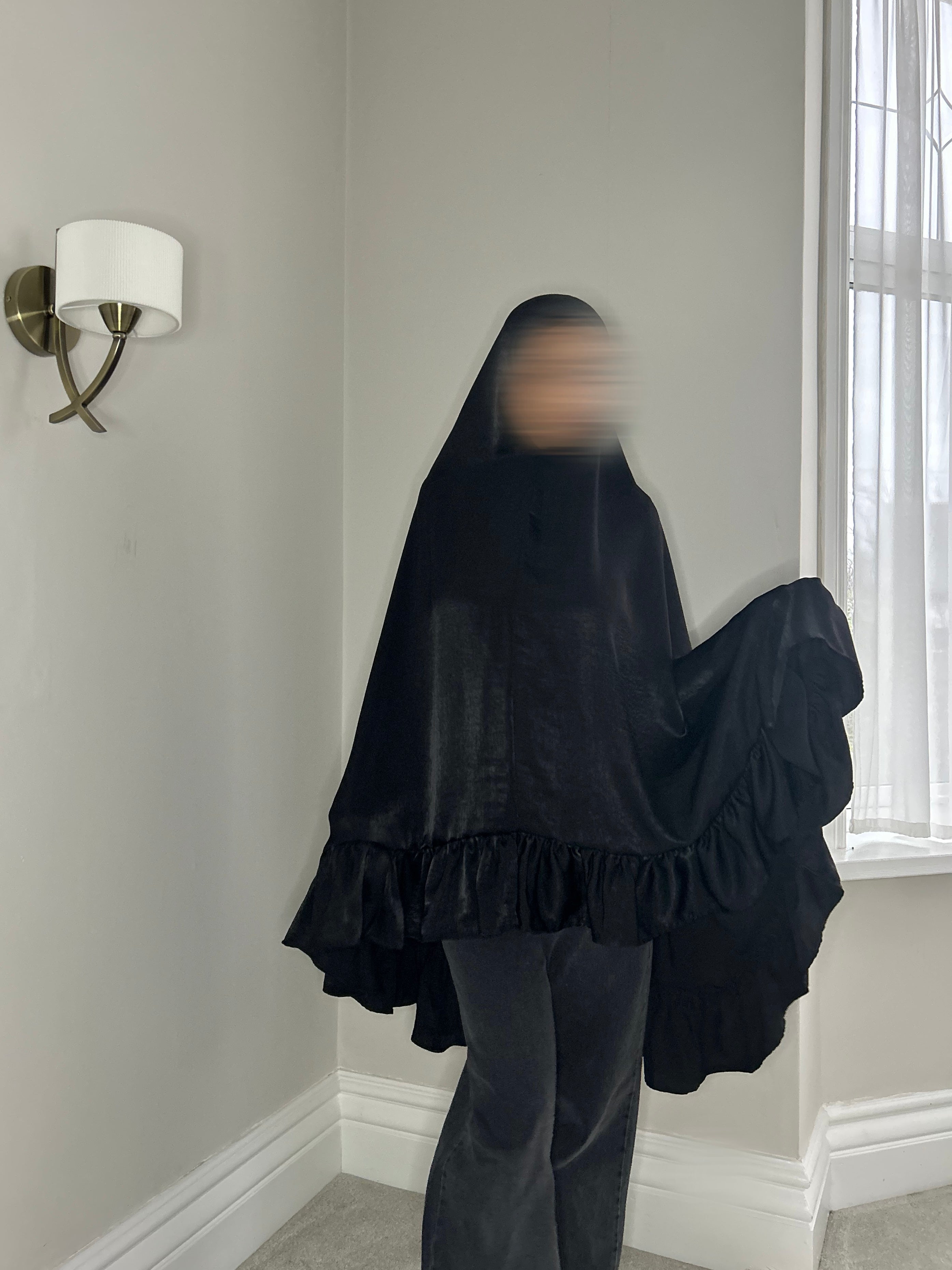 Dahlia Khimar - Black